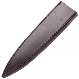 Brown Leather Sheath for Boot Dagger