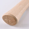 Topůrko sekery ze dřeva ořechovce, délka cca 56cm