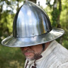 Švýcarský železný klobouk, 14. století 1,6mm železný plech