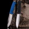 Nůž s pevnou čepelí Freereign modro-šedý od Demko Knives