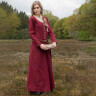 Medieval Dress Cotehardie Ava, wine red