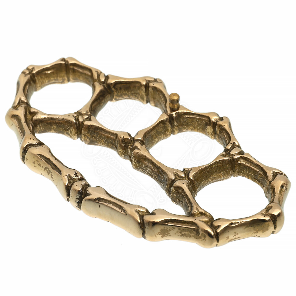 Brass knuckles Bone Breaker Skeleton, pure brass | Outfit4events