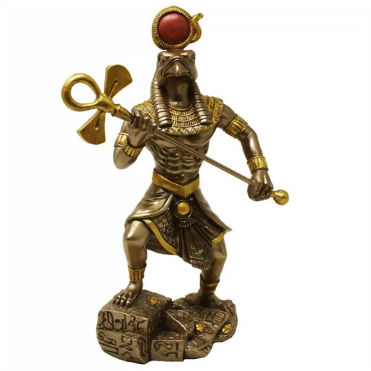 Deko Figur Horus bronziert