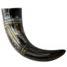 500ml Drinking Horn with Engraved Honeycomb