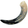 450ml Drinking Horn with Charred Specks