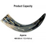 450ml Drinking Horn with Charred Specks