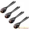 Genuine Horn Spoons 4pcs, 15cm long