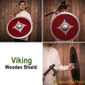 Viking Round shiel 61cm with Diamond-shaped-fittings