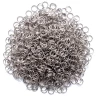 Chain mail rings, 1 kg-packet, not riveted, stainless - S