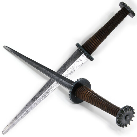 Rondel dagger Savoy - brown leather, sharp (0,5-1,0mm), not for HEMA!