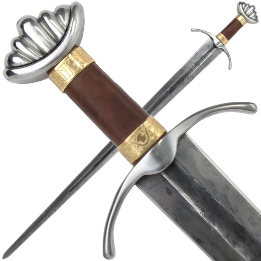 Vikinský meč Korsoygaden, Třída B - leštěná tupé (cca 3mm) BEZ pochvy