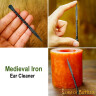 Medieval Ear Spoon with Nail Cleaner, Hand-Forged