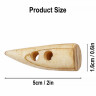 5cm Genuine Bone Toggles, Set of 5