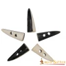 Zweifarbige historische Knebelknöpfe aus Horn und Knochen, 5er Set - Outlet