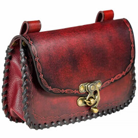 Mythical Sorcerer Leather Belt Bag