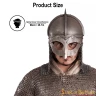 Viking Gjermundbu Antique Steel Helmet with Leather Liner 2mm