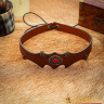 Princely Leather and Brass Headband