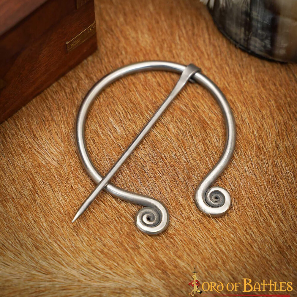 Viking Cloak Pin - Stainless Steel Fibula by Lord of Battles