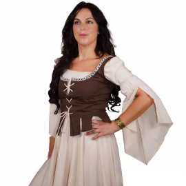 Mittelalterliches Maid Mieder aus Baumwolle
