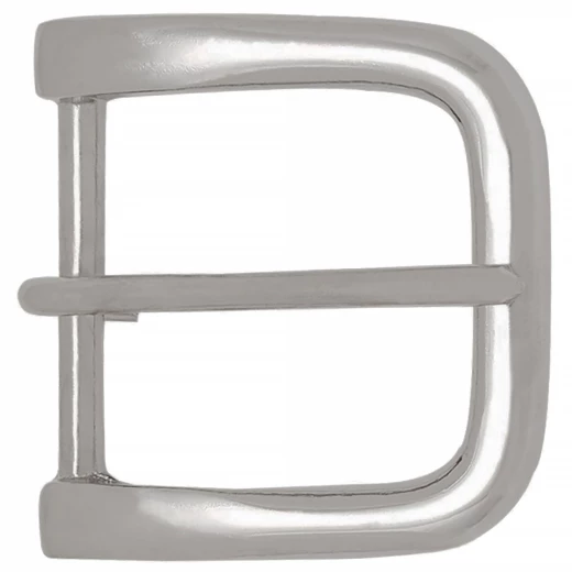 Belt buckle made of stainless-steel 42x43mm classic