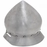 Špičatý železný klobouk z 1,5mm oceli, 1. polovina 15. století