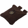 Medieval Square Suede Jewelry Belt Pouch LARP Costume Waist Bag