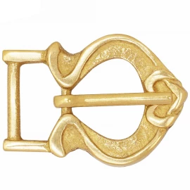 Late Medieval Solid Brass Buckle 58x40mm
