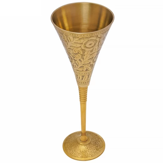 Cocktail- oder Martini-Glas 160ml aus reinem Messing