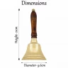 21cm Hand Bell with Wooden Handle