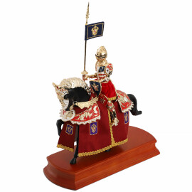 Figur vom Ritter auf Pferd, Karl V. - Kaiser des Heiligen Römischen Reiches