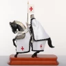 Figure of Mounted Templar Knight