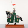 Figure of Mounted Jousting English Knight with Lance