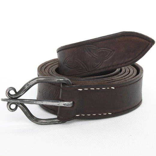 Celtic belt with ornaments - black 150 cm or 170 cm