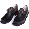 Red-heeled shoes of Louis XIV - black, EU 42, from genuine leather