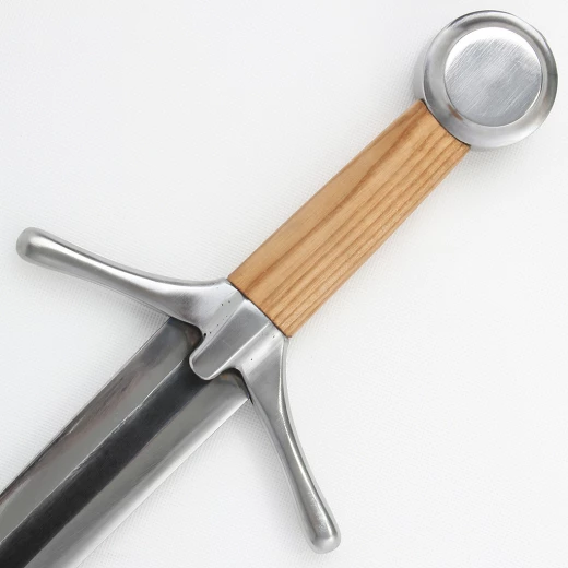 Schottisch Schwert Eideard, Schaukampfklasse B - poliert, scharf (0,5-1,0 mm), nicht für Schaukampf!, geschmiedet