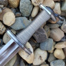 Spatha Dagobert, Fransko-germánský meč, Třída B - přírodní barva kůže (nebarveno) kartáčovaná, matná tupé (cca 3 mm)
