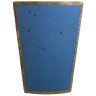 Heavy infantry shield, so called. War-Door shield - blue, without shoulder strap, 80 cm