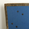 Štít vrata (vrátka) - modrá bez řemenu přes rameno 80 cm