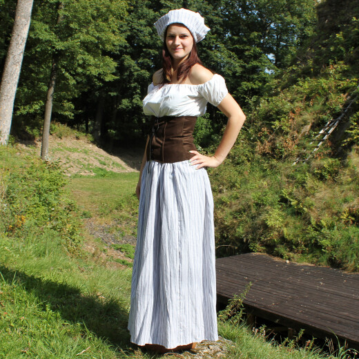Gotické šaty šenkýřka Fedora - M všechny části 160 cm