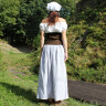 Gotické šaty šenkýřka Fedora - M všechny části 160 cm
