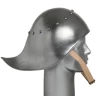 Lukostřelecká helma Celesta, 15. stol. - M 1,5mm Gauge 16 kartáčovaná, matná vycpaná látková výstelka