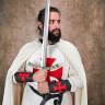 Leather Bracers Crusader Warrior