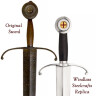 Schwert von König Heinrich V. mit Scheide und Gürtel, frühes 15. Jahrhundert