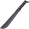 Machete Haller Black with saw on the blade back