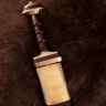 Saský meč s pochvou z doby stěhování národů
