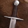 Vikingský meč se širokým žlábkem na čepeli a pochvou, 11. století, třída C