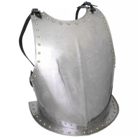Medieval Steel Breastplate, decorated with brass rivets