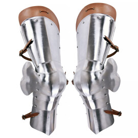 Late medieval leg protection, 1.2 mm steel
