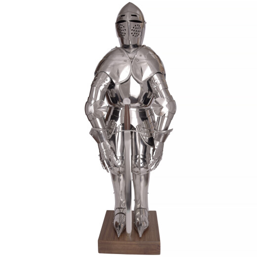 Miniature Suit of Armour with Display and Sword