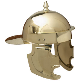 Římská mosazná helma Coolus -E-, 1. století našeho letopočtu.